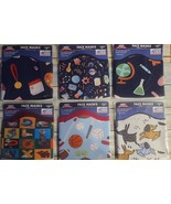 Twelve (12) Unibody Soft Stretch ~ Face Masks ~ One Size ~ Various Patte... - $41.97 CAD
