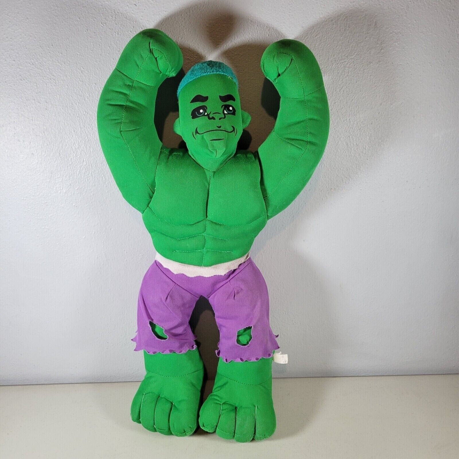 Incredible Hulk Plush Large 20" Tall 2008 Toy Factory Marvel - £10.41 GBP