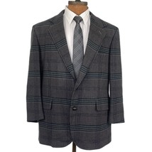 Vintage Pendleton Jacket Wool Blazer Sport Coat Tweed Mens 46 Made USA - £67.42 GBP