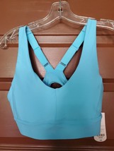 Xersion Sports Bra Medium Support Ladies - Large Summer Sky Removable Cups - NWT - £7.82 GBP