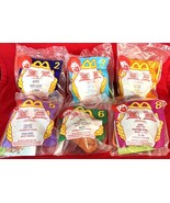 1999 McDonald 6 Winnie Keychain Clips 2Rabbit 3Tigger 4Gopher 5Piglet 6R... - $338.70 MXN