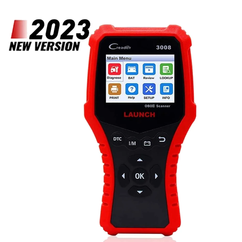 LAUNCH X431 Full OBD2 Scanner CR3008 Car Diagnostic Tool Check Engine Ba... - $140.97