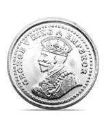 Puro Moneda de Plata 999 Bis Marcado Rey 10Gms Regalo 24K Oro Revestido - £37.18 GBP