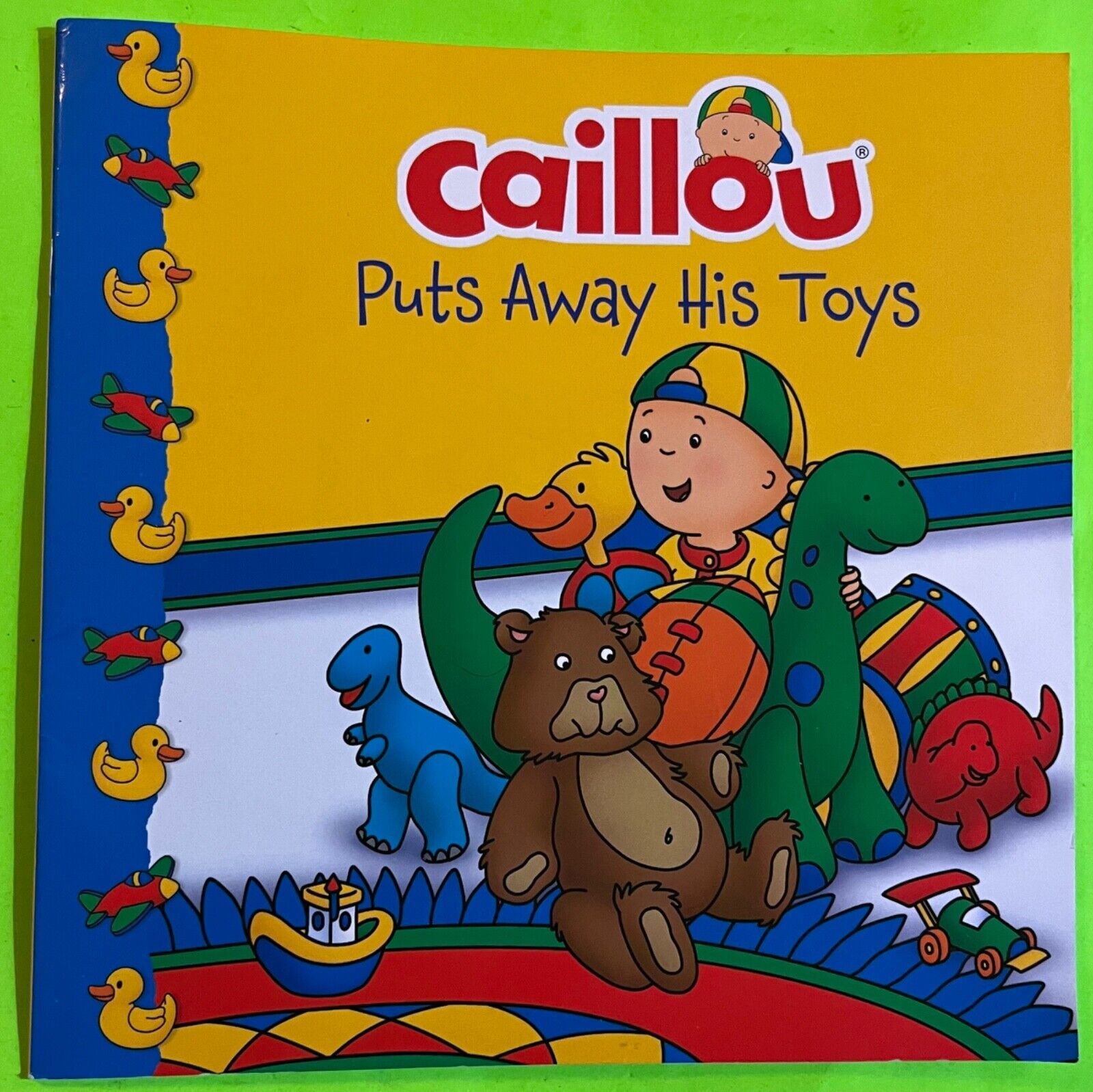 Caillou Puts Away His Toys adapted by Joceline Sanschagrin (PB 2023) - $3.97