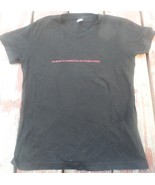 U2 How To Dismantle  Black Ladies Medium New Made In USA Los Angeles Bono - $40.45 CAD
