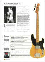 The Stranglers Jean-Jacques Burnel Fender Precision Bass guitar specs article - £3.31 GBP