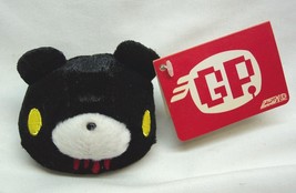 Chax Gp Mini Black Gloomy Bear Head 3&quot; Bean Bag Toy New W/ Tag Taito - £61.86 GBP