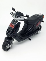 Coca Cola Motor Scooter Black Diecast Plastic Motorcycle Toy - Vintage 90s - £14.00 GBP