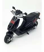 Coca Cola Motor Scooter Black Diecast Plastic Motorcycle Toy - Vintage 90s - £14.02 GBP