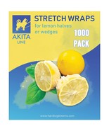 Akita Line White Lemon Wraps Lemon Covers Lemon Stretch Wraps Bag of 100... - €84,02 EUR