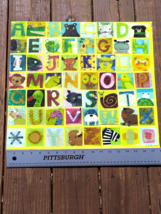 Oopsy Daisy Animals Alphabet Nursery Chart For Kids Wall Art Room Decora... - $79.50