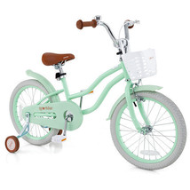 18 Inch Kids Bike with Adjustable Seat and Bell for Kids 3-8 Years Olds-18 inche - $259.33 CAD