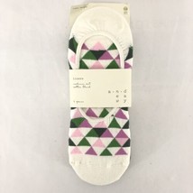 A New Day Liners Socks 3 Pairs Geometric Green White Purple Size 4-10 - £3.90 GBP