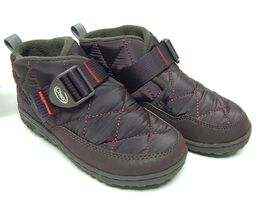Chaco Ramble Puff Size US 1 M EU 32 Big Kids Boys Girls Booties Plum JCH... - $37.65 CAD