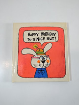 American Greetings Mini Book 1972 Sunbeam Library &quot;Happy Birthday To A Nice Nut&quot; - £6.77 GBP