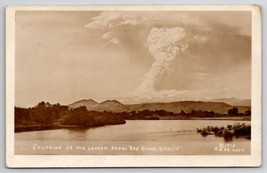 RPPC Eruption of Mt Lassen From Red Bluff 1915 R.E. Stinson Photo Postcard U29 - £7.95 GBP