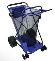 Copa Ultimate Beach Cargo Cart – Folding Mesh Wagon w/ Large Wheels New ... - $63.00