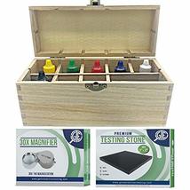 Professional Gold, Silver, Platinum Jewelry Testing Kit with Stone Instr... - £33.86 GBP