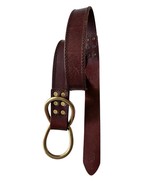 Lauren Ralph Lauren Brown Leather Adjustable Belt 38.5’’ Vintage Y2K D-R... - €21,17 EUR