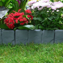 10 Pk Garden Border Landscape Edging Yard Stakes Interlocking Cobble Sto... - $11.26