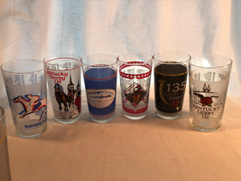 Eight Kentucky Derby Glasses Mint Condition - £27.35 GBP