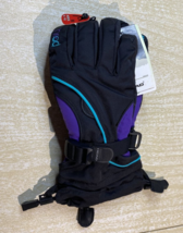 Head Ski Glove With Pocket, Black, Size Junior M 6-10 New With Tags - £11.08 GBP