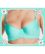 34B Aqua Marine WICKED Dream Angels UPLIFT PushUp wo pad Victorias Secret UW Bra - $39.99
