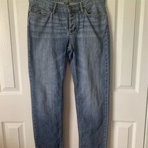Eddie Bauer Women's Straight Jeans Size 4 Blue Denim Mid Rise - $19.80