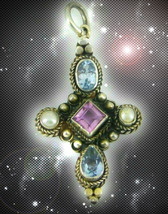 HAUNTED NECKLACE THE DARK MOON PROMISES YOU CLEANSING EXTREME SECRET OOA... - $85.13