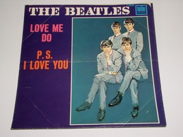 The Beatles Love Me Do P.S. I Love You Picture Sleeve Tollie T 9008 Vint... - £39.86 GBP