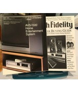 JENSEN AVS-1500 HOME ENTERTAINMENT SYSTEM BROCHURE (6 PAGES) AND REVIEW - €5,18 EUR
