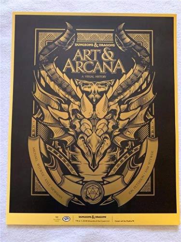Primary image for ART & ARCANA - 12"x15" Original Promo Poster SDCC 2019 Dungeons & Dragons