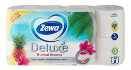 ZEWA Deluxe: Tropical Dreams 3-ply/8 rolls Scented toilet paper  - FREE SHIPPING - £16.61 GBP