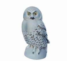 Owl figurine vtg sculpture Goebel Hummel snow white winter Western Germany W mcm - £31.27 GBP