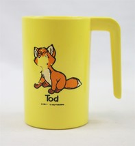 VINTAGE 1981 Disney Fox and the Hound Tod Plastic Cup - £15.95 GBP