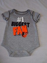 Baltimore Orioles Outfit Bodysuit Baby Size 0-3 Months Gray Infant Newborn NEW - £11.23 GBP
