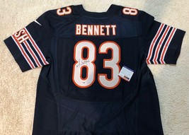 CHICAGO BEARS MARTELLUS BENNETT SIGNED JERSEY COA PSA PHOTO PROOF TBU PA... - $79.19