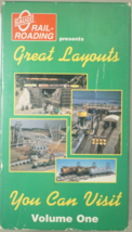 SEALED O Gauge Railroading Great Layouts You Can Visit: Volume 1 VHS Tape (1997) - $24.99