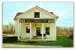 Geauga Crossroads Store Burton Ohio OH UNP Chrome Postcard R2 - £2.33 GBP