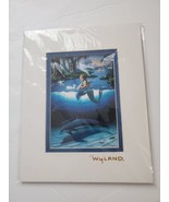 WyLAND Littlest Mermaid Print 8X6 Matted 8X10 * - £16.42 GBP