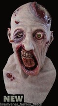 DLX ZOMBIE JUNIOR HORROR CREATURE COSTUME MASK HALLOWEEN PARTY MASCARA Z... - £29.79 GBP