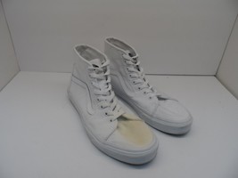 VANS Men&#39;s 751505 Sk8-Hi Core Classic Skateboard Shoe White Size 10.5M - £28.64 GBP