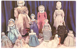 Vtg Postcard-Game Lodge Doll House-Custer State Park-Bonnet Dolls SD-Chrome-SD1 - £5.79 GBP