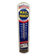 Vintage Original Mail Pouch Chewing Tobacco Metal Thermometer 38&quot;x8&quot; - £314.61 GBP
