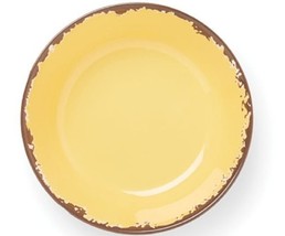 Set of Four (4) Fox Run ~ Melamine ~ Distressed ~ YELLOW ~ 23 oz.  ~ 7&quot; ... - $56.03 CAD