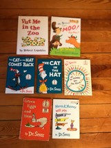 Lot Of Large &amp; Smaller Dr. Seuss Mr. Brown Can Moo Cat In The Hat Etc. Hardcover - £11.66 GBP