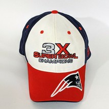 New England Patriots 3X Super Bowl Champions Hat 2004 Reebok Brady XXXVI 36 - $34.64