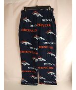 NFL Team Apparel Fleece Denver Broncos Pajama Pants Unisex Size Small - €12,39 EUR