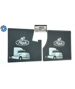 9291-71FM NEW Mack CH Truck OEM Black Rubber Mats with Bullgdog Logo - $934.07