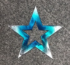 Star - Metal Wall Art - Blue Tinged 7 1/2&quot; - $11.38